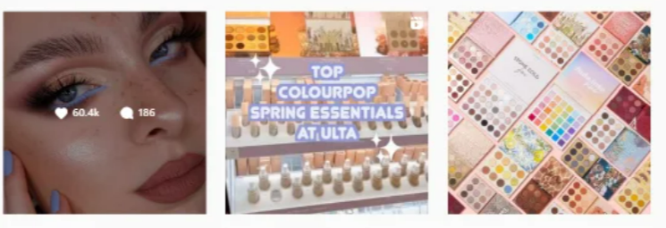 图4-8 ColourPop美妆大量营销